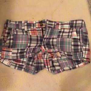 American Eagle Plaid Shorts